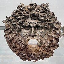 Ókeanosz arcú vízköpő - Staatliche Antikensammlungen, München