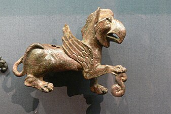 Statuette d'un griffon en bronze (Ier siècle).