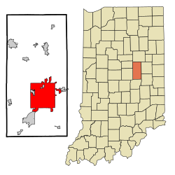 Location in the state of Indiana