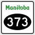 Provincial Road 373 marker