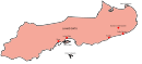 Map of Lahad Datu District, Sabah 沙巴州拿笃县地图