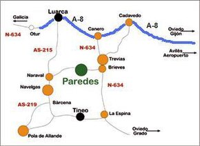 Mapa de carreteras