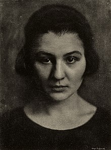 Martha Dix 1922, fotografiert von Hugo Erfurth