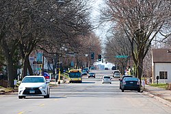 Johnson Street in Audubon Park, Minneapolis