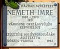 Németh Imre, Fő tér 3.