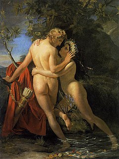 NAVEZ Francois Joseph The Nymph Salmacis And Hermaphroditus