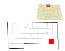 Location of Willow Vale Township