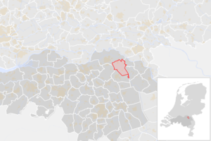 Ligking vaan Landerd in de provincie Noord-Braobant.