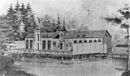 Neuberts Bade- und Schwimmanstalt um 1860