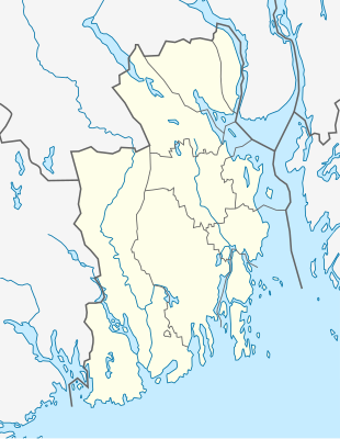 Location map Norway Vestfold