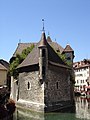 Visto do lado do Lago de Annecy