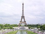 Der Eiffelturm, das Wahrzeichen von Paris