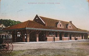 The station in 1914