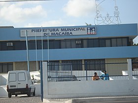 Prédio da prefeitura municipal.