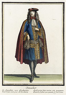 'Cheualier', Nicolas Bonnart (1637-1717), ca. 1675-1685