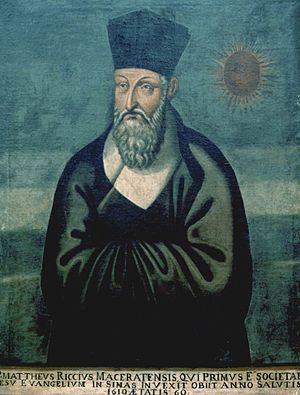 Matteo Ricci "Painted in 1610 by the Chin...