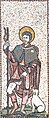Il mosaico raffigurante San Rocco