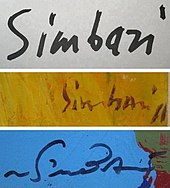 signature de Nicola Simbari