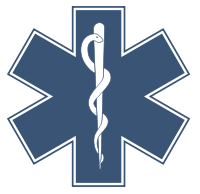 The Star of Life features a Rod of Asclepius