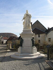 Monument au cardinal de Granvelle (1897), marbre, Ornans[10],[11].