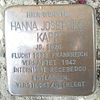 Stolperstein für Hanna Josephine Kapp