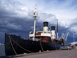 SS Tarmo in the port of Kotka