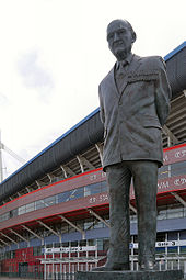 Statue of Sir Tasker Watkins Tasker Watkins Statue, Millennium Stadium.jpg