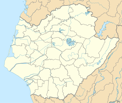 Location map Tâi-lâm-chhī