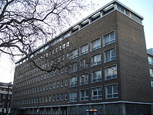 Institute of Archaeology, University College London, on the north side of the square. UCL Institute of Archaeology.jpg