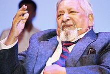 VS Naipaul di Dhaka tahun 2016