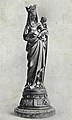 Statuette en bronze d'après la Vierge dorée d'Amiens.