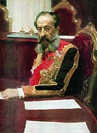 Portrait du Prince Mikhail Sergueïevitch Volkonsky, membre du Conseil d'Etat et Grand Chambelan.