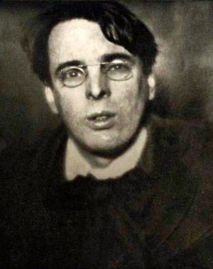 A photograph of William Butler Yeats on 24 Jan...