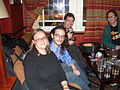 London (2 January 2007) - Left to right: Brassratgirl, Austin Hair, Psychonaut, Thryduulf