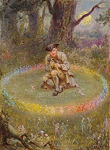 The Fairy Ring by William Holmes Sullivan, c.1908 William Holmes Sullivan - The Fairy Ring; the Enchanted Piper.jpg