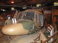 Lynx XX153, which broke the helicopter speed record in 1972, preserved on public display at the Museum of Army Flying Xx153 lynx.jpg