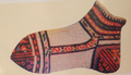 جوراب زنانه،متعلق به منطقه آرتساخ،سده نوزده میلادی.