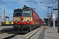 ÖBB 1144 117 am Bahnhof Tulln, April 2021.