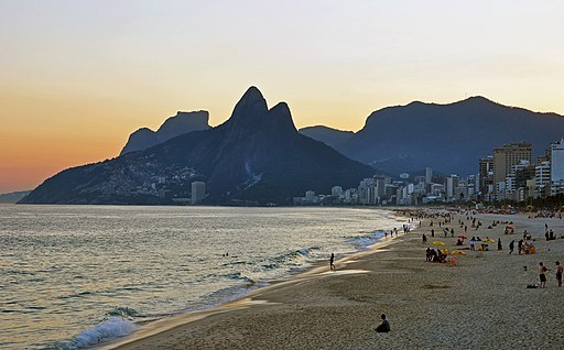 1 ipanema beach vidigal sunset