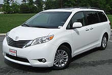 Toyota Sienna minivan in the United States 2011 Toyota Sienna XLE -- 05-18-2011.jpg