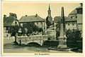 Standort am Marktplatz vor der Zerstörung 1927 (Aufnahme 1926)