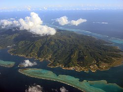 Raiatea, the island on which Tehurui is located.