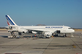 Αεροσκάφος Airbus A320 (F-GKXM) της Air France.