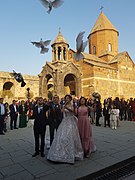 Penganten Armenia ing Khor Virap