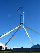 דגל אוסטרליה בקנברה