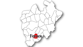 Localização no município de Santa Maria da Feira