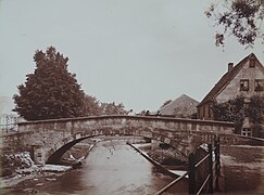 Ehemaliges Flussbett an der Schlachthausbrücke in Bayreuth