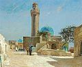 Illustration of mosque by Viggo Peter Olaf Langer