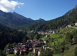 Skyline of Cibiana di Cadore