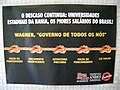 Cartaz da UEFS mostrando vários motivos para uma insatisfação.